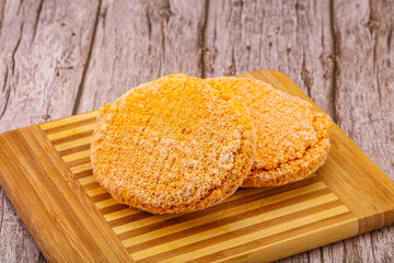 Raw chicken cutlet for roast