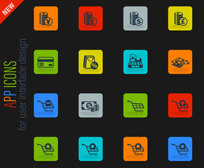 e-commerce icon set