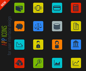 Finance simply icons