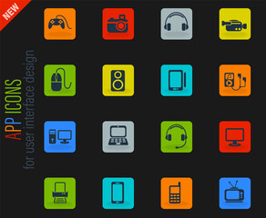 gadget icon set
