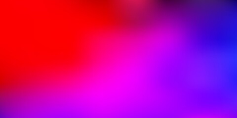 Light blue, red vector blur pattern.