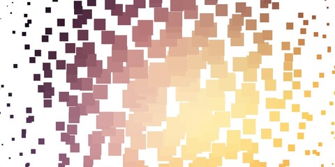 Light Pink, Yellow vector texture in rectangular style. Rectangles with colorful gradient on abstract background. Template for cellphones.