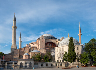 Fototapeta na wymiar Hagia Sophia in Istanbul - Turkey