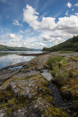 Fototapeta na wymiar Loch Linnhe in the scottish highlands.
