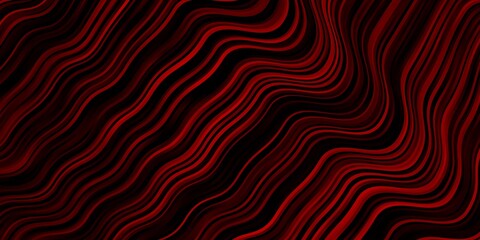 Dark Red vector background with bows. Illustration in abstract style with gradient curved.  Pattern for commercials, ads.