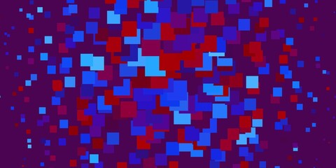 Light Blue, Red vector backdrop with rectangles. Abstract gradient illustration with colorful rectangles. Template for cellphones.