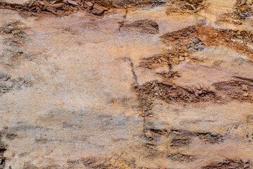 background of clay in detail
