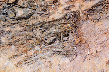 background of clay in detail