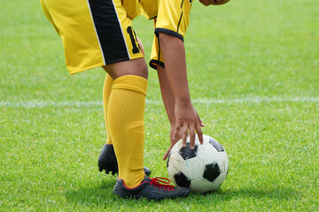 Fototapeta premium サッカー フットボール