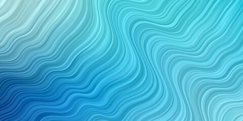 Fototapeta premium Light BLUE vector backdrop with circular arc. Colorful geometric sample with gradient curves. Pattern for ads, commercials.
