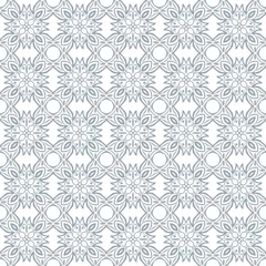 Outdoor-Kissen Seamless geometric ornamental vector pattern. Abstract background © Ddd
