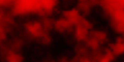 Dark Red vector backdrop with cumulus. Colorful illustration with abstract gradient clouds. Template for websites.