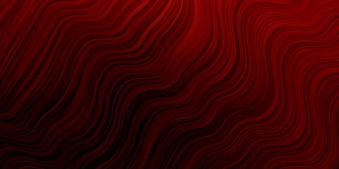 Dark Red vector template with lines. Colorful illustration, which consists of curves. Pattern for websites, landing pages.