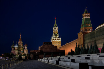 Fototapeta na wymiar Moscow Kremlin at night 
