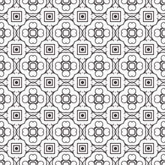 Geometric ornamental vector pattern. Seamless design.