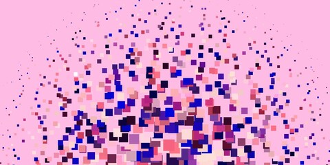 Light Blue, Red vector backdrop with rectangles. Rectangles with colorful gradient on abstract background. Pattern for commercials, ads.