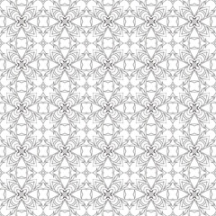 Geometric ornamental vector pattern. Seamless design.