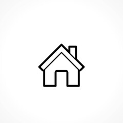 Home, linear vector icon