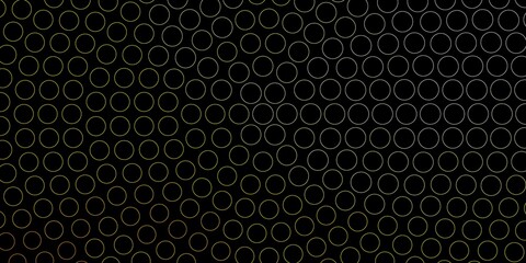 Fototapeta na wymiar Dark Red, Yellow vector texture with disks. Modern abstract illustration with colorful circle shapes. New template for a brand book.