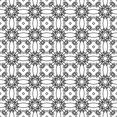 Obraz premium Seamless vector pattern. Background pattern in geometric ornamental style.