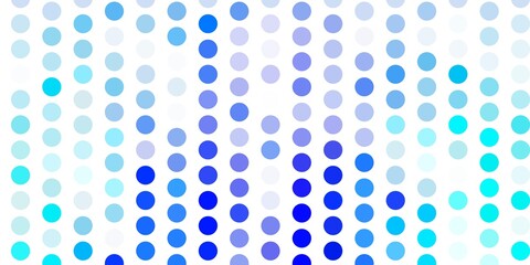 Light blue vector layout with circle shapes.