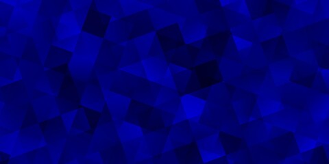 Obraz premium Light BLUE vector layout with rectangles, triangles.