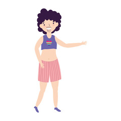 pride parade lgbt community, gay in clothes female celebration cartoon