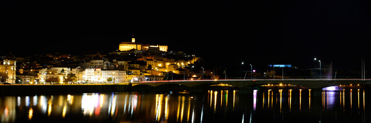 City of Coimbra by night