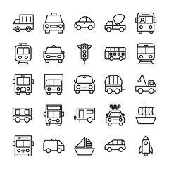 Transport Vector Icons 1