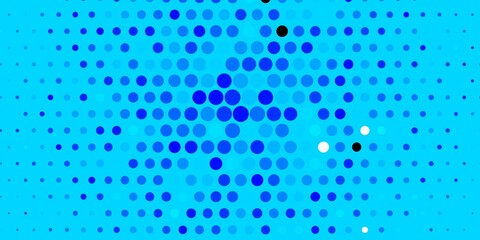 Dark BLUE vector background with bubbles. Abstract illustration with colorful spots in nature style. Pattern for websites.