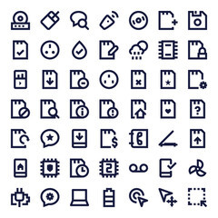 Line Essential Icons 60
