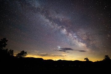 starry night sky