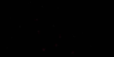 Dark Red vector layout with bright stars. Modern geometric abstract illustration with stars. Pattern for websites, landing pages.