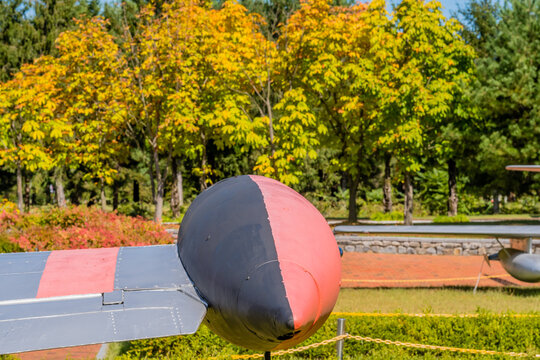 External Fuel Tank On Starboard Wing