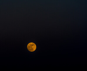 First full moon of 2018 n Daejein, South Korea