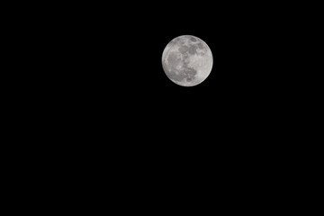First full moon of 2018 n Daejein, South Korea