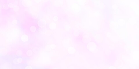 Light Purple vector background with spots. Modern abstract illustration with colorful circle shapes. Design for your commercials.