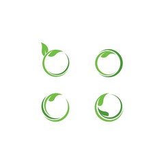 Eco Tree Leaf Logo Template