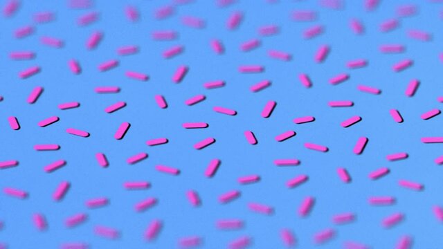 90's Color Sprinkles Classic Animation Loop