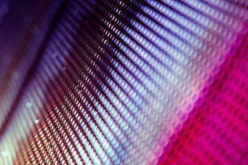 Obraz premium CloseUp LED blurred screen. LED soft focus background. abstract background ideal for design.