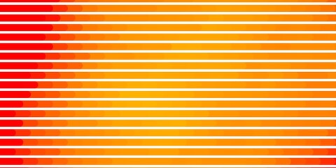 Light Orange vector pattern with lines. Colorful gradient illustration with abstract flat lines. Pattern for ads, commercials.
