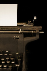 old fashioned typewriter