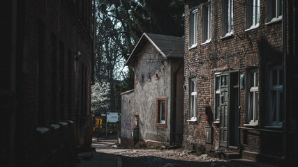 Fototapeta na wymiar old houses in gdansk