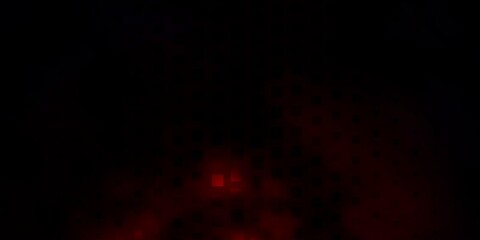 Dark Red, Yellow vector pattern in square style. Rectangles with colorful gradient on abstract background. Template for cellphones.