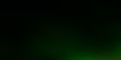 Dark green, red vector blur texture.