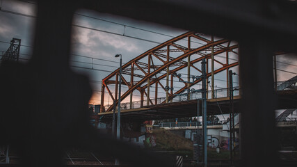 bridge at night