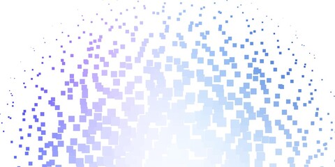 Light Pink, Blue vector background with rectangles. Rectangles with colorful gradient on abstract background. Design for your business promotion.