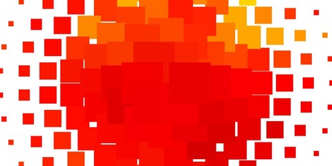 Light Orange vector texture in rectangular style. Abstract gradient illustration with colorful rectangles. Pattern for websites, landing pages.