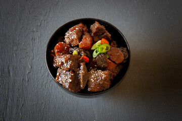 Braised Short Ribs - Korean Food Galbi jjim