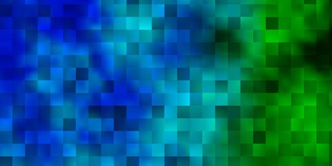 Light Blue, Green vector template with rectangles.